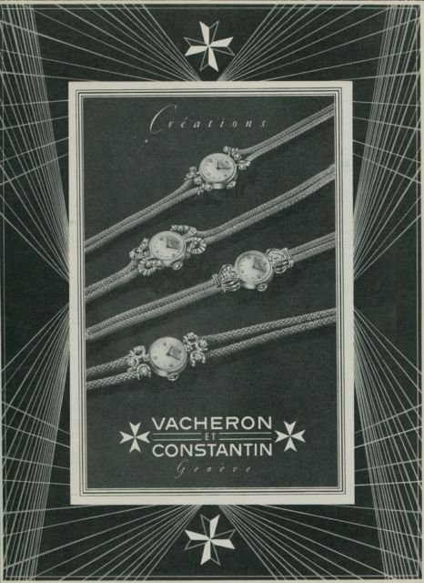 1950 Vacheron & Constantin Watch Company 1950 Swiss Ad Suisse Advert Switzerland Horlogerie Horology