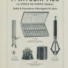 1956 F. Witschi Fils Switzerland 1956 Swiss Ad Suisse Advert Horlogerie Horology