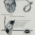 1956 Eska Watch Company Switzerland Vintage 1956 Swiss Ad Suisse Advert