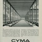 Cyma Watch Company Original 1950 Swiss Ad Switzerland Suisse Advert Horology