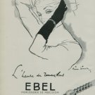 Ebel Watch Company Vintage 1950 Swiss Ad La Chaux-de-Fonds Switzerland Suisse Advert