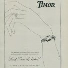 1950 Timor Watch Company Switzerland Vintage 1950 Swiss Ad Suisse Advert Horology Horlogerie