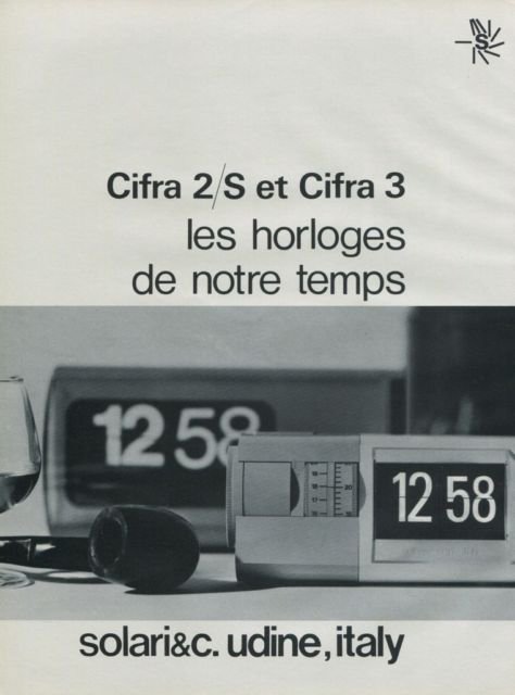 Solari & C. Clock Company Udine Italy Vintage 1972 Swiss Ad Suisse Advert