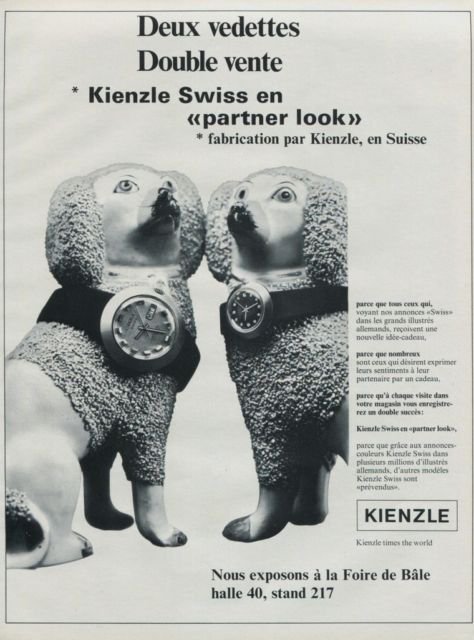1972 Kienzle Watch Company Vintage 1972 Swiss Ad Suisse Advert Horology Horlogerie