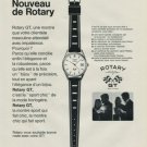1968 Rotary Watch Company Switzerland Vintage 1968 Swiss Ad Suisse Advert Horology