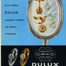 Dulux Watch Company Vintage 1956 Swiss Ad Tramelan Suiza Suisse Advert Horlogerie