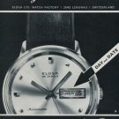 Eloga Watch Company Lengnau Switzerland Vintage 1968 Swiss Ad Suisse Advert