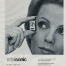 1972 Nepro Watch Company Switzerland Nepro Minisonic Advert Vintage 1972 Swiss Ad Suisse Advert