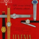 1968 Juvenia Watch Company Switzerland Vintage 1968 Swiss Ad Suisse Advert Horology
