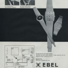 Ebel Watch Company 1972 Foire de Bale Basle 1972 Swiss Ad Suisse Advert Horology