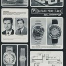 1972 Girard-Perregaux Watch Company Foire de Bale Vintage 1972 Swiss Ad Suisse Advert