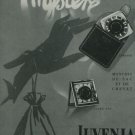 1950 Juvenia Clock Company Switzerland Mystere Vintage 1950 Swiss Ad Suisse Advert