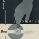 1956 Timor Watch Company Vintage 1956 Swiss Ad Suisse Advert La Chaux-de-Fonds Switzerland