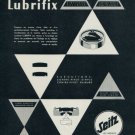 Seitz Lubrifix Company Vintage 1956 Swiss Ad Suisse Advert Horlogerie Horology