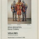 Viola Frey 1985 Art Exhibition Ad Advert Advertisement Viola Frey 1985 Art Exhibition Ad Advert Advertisement