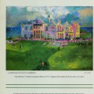 LeRoy Neiman Clubhouse at Old St. Andrew's Advert 1987 Art Ad Advertisement