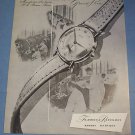 1951 Recta Watch Company Bienne Switzerland Vintage 1951 Swiss Ad Suisse Advert