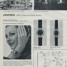 1972 Juvenia Watch Company Foire de Bale Switzerland Vintage 1972 Swiss Ad Suisse Advert Horology