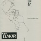 1950 Timor Watch Company La Chaux-de-Fonds Vintage 1950 Swiss Ad Suisse Advert