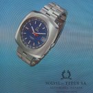 Titus Watch Company Solvil et Titus Vintage 1972 Swiss Ad Suisse Advert Horology Horlogerie