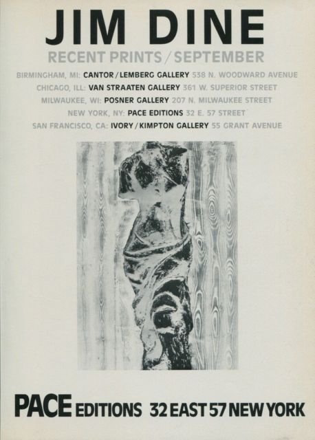 Jim Dine 1985 Art Exhibition Ad Advertisement