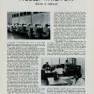 Nicolet Watch Company Vintage 1949 Swiss Magazine Article on New Nicolet Factory Horology