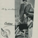 1950 Certina Watch Company Vintage 1950 Swiss Ad Switzerland Suisse Advert