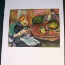 Ludvig Karsten Interior with Two Women Art Ad Advertisement