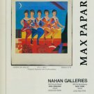 Max Papart American Ballet 1987 Art Ad Advertisement