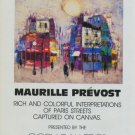 Maurille Prevost Vintage 1982 Art Ad Advertisement