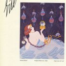 Erte Vintage 1982 Art Ad Stolen Kisses Advert Advertisement