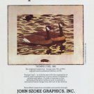 Byron Bratt Vintage 1982 Art Ad Magazine Advert Trompe L'Oeil