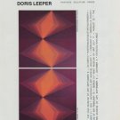 Doris Leeper Vintage 1975 Art Exhibition Ad Advert