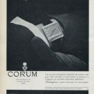 1965 Corum Watch Company Swiss Ad Suisse Advert La Chaux-de-Fonds Switzerland 1965 Corum Watch Company Swiss Ad Suisse Advert La Chaux-de-Fonds Switzerland