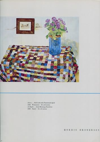 Morris Broderson Vintage 1969 Art Ad Advert Advertisement