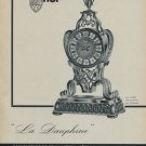 Arthur Imhof Clock Company La Dauphine Vintage 1957 Swiss Ad Suisse Advert Switzerland