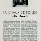 1944 La Chaux-de-Fonds Switzerland Cite Vivante Vintage 1944 Swiss Magazine Article Suisse 1944 La Chaux-de-Fonds Switzerland Cite Vivante Vintage 1944 Swiss Magazine Article Suisse