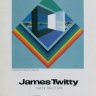 1974 James Twitty Potomac Vintage 1974 Art Exhibition Ad Advert Findlay Galleries, NY