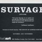1969 Leopold Survage Estate Vintage 1969 Art Exhibition Ad Advert