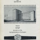 1965 Favre-Leuba Watch Company Switzerland 1965 Swiss Ad Suisse Advert Horology Horlogerie