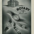 1950 Rotary Watch Company Vintage 1950 Swiss Ad Suisse Advert Switzerland Horology