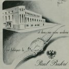 1950 Paul Buhre Watch Company Vintage 1950 Swiss Ad Suisse Advert Switzerland Horology