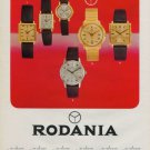 1968 Rodania Watch Company Switzerland Vintage 1968 Swiss Ad Suisse Advert