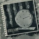 1956 Imhof Clock Company Arthur Imhof S.A. Vintage 1956 Swiss Ad Suisse Advert