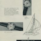 Breitling Watch Company Vintage 1956 Swiss Ad Suisse Advert Horology Switzerland