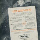 1950 Rolex Watch Company Victory for the Swiss Watch Industry Vintage 1950 Swiss Ad Suisse Advert