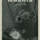 1950 Moeris Watch Company Switzerland Vintage 1950 Swiss Ad Suisse Advert Horology