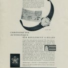 Eterna Watch Company Eterna Matic Vintage 1956 Swiss Ad Suisse Advert Horology