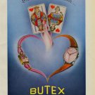 1950 Butex Watch Company Vintage 1950 Swiss Ad Switzerland Buttes Suisse Advert