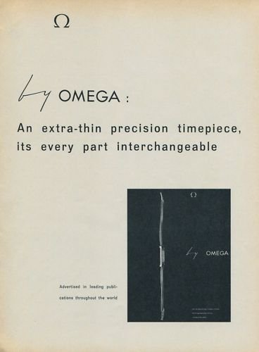 1957 Omega Watch Company Switzerland Another Achievement by OMEGA 1957 Swiss Ad Suisse Advert
